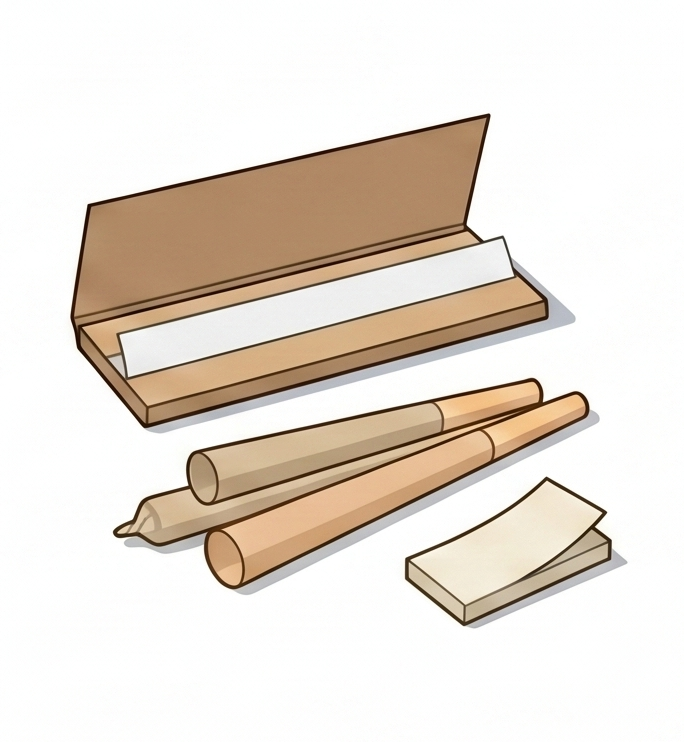 Canadian Lumber - The Woods 1 1/4 Rolling Papers with Tips